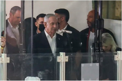 נתניהו בסליחות האחרונות בערב יום כיפור בכותל המערבי