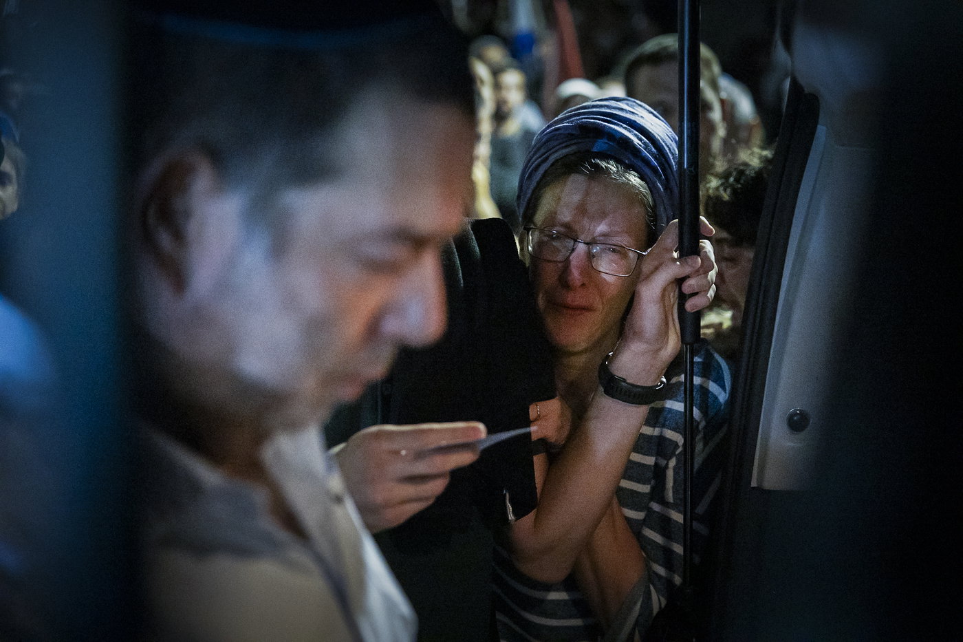 מסע הלוויה, הלילה