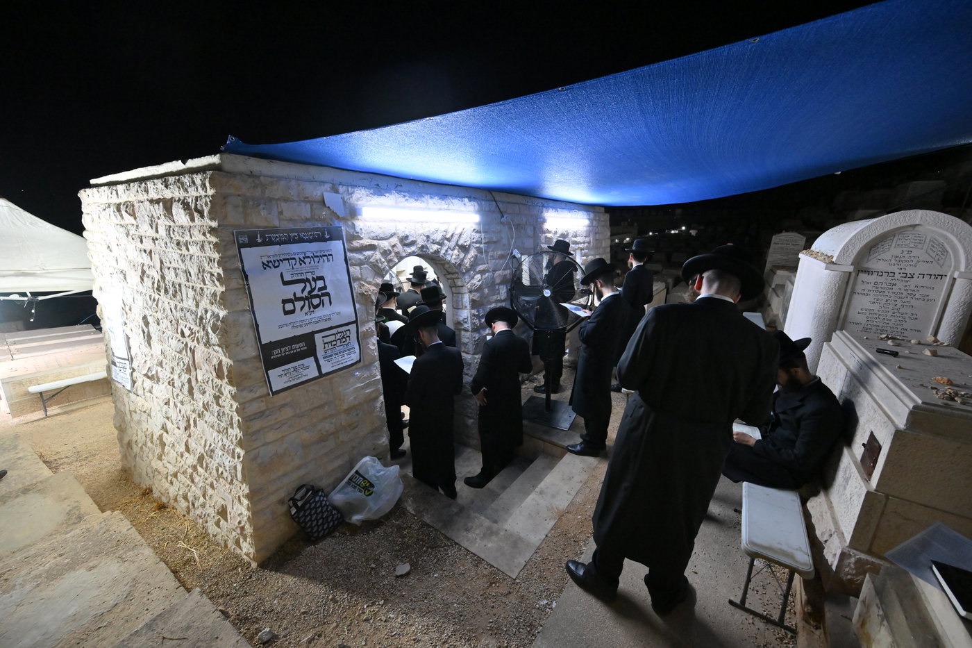 הילולת בעל ה'סולם' אצל האדמו"ר מאשלג בני היכלא