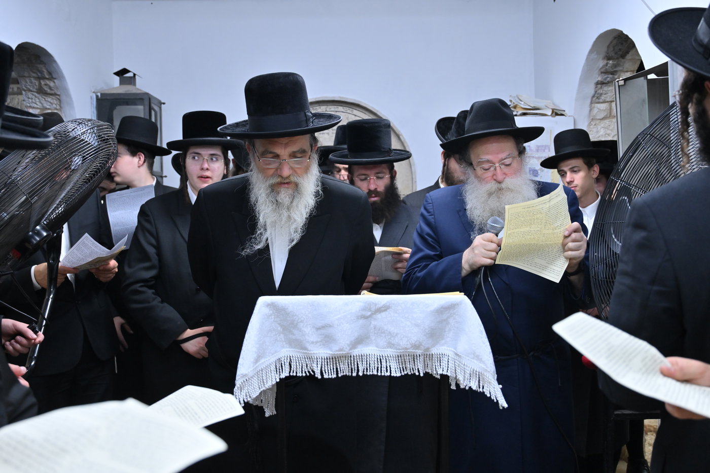 הילולת בעל ה'סולם' אצל האדמו"ר מאשלג בני היכלא