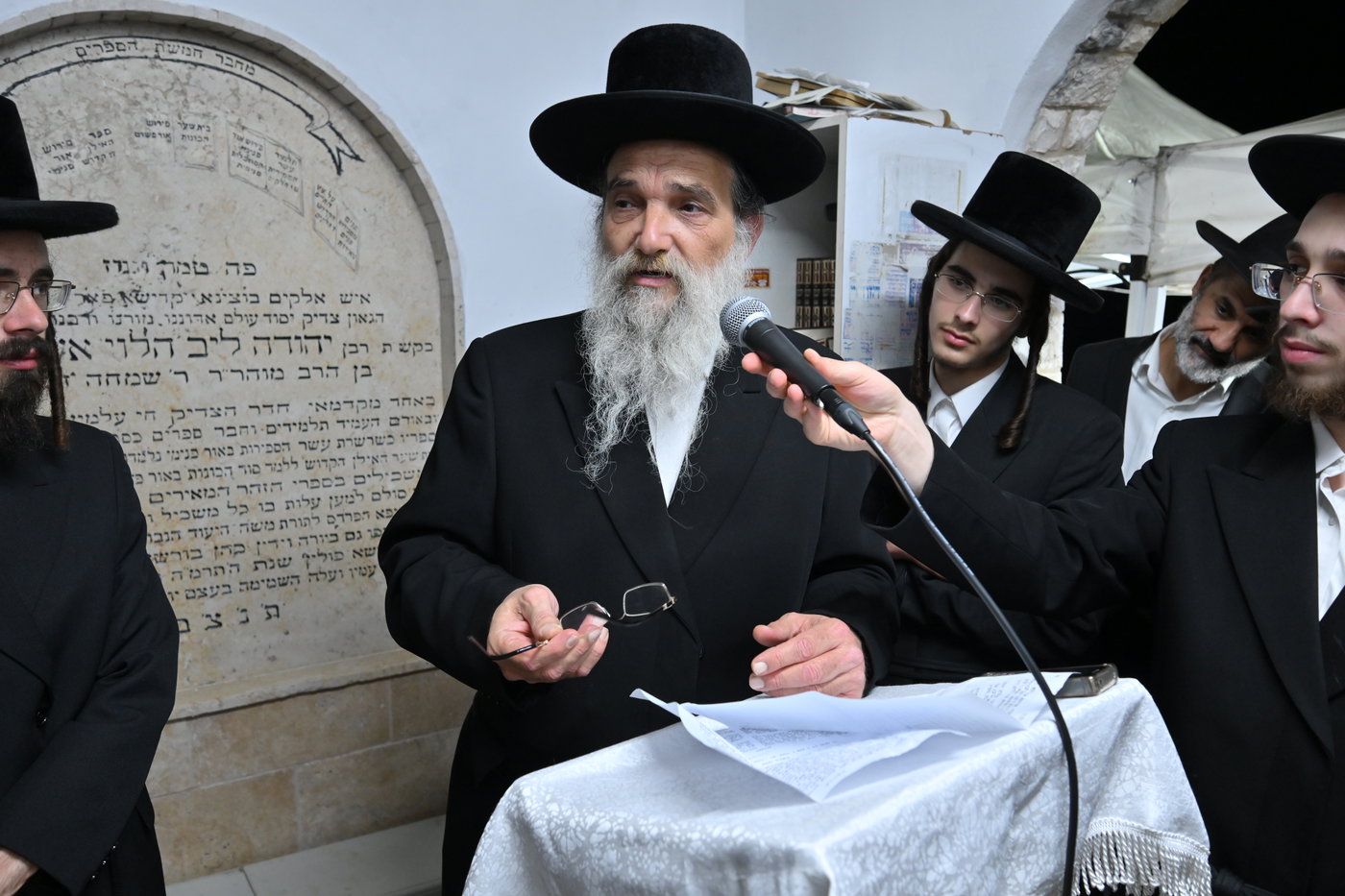 הילולת בעל ה'סולם' אצל האדמו"ר מאשלג בני היכלא