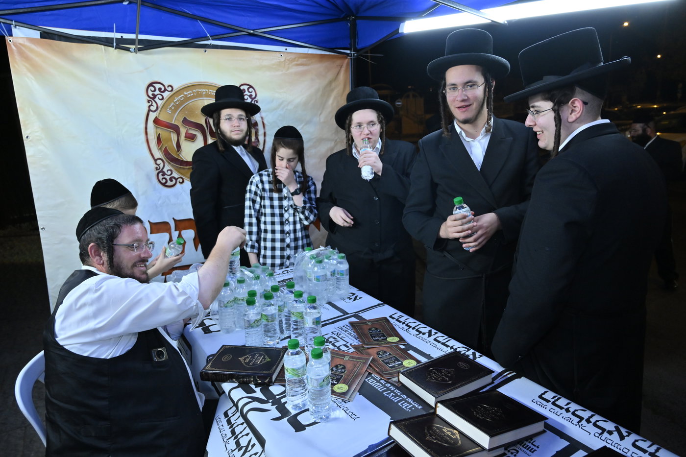 הילולת בעל ה'סולם' אצל האדמו"ר מאשלג בני היכלא