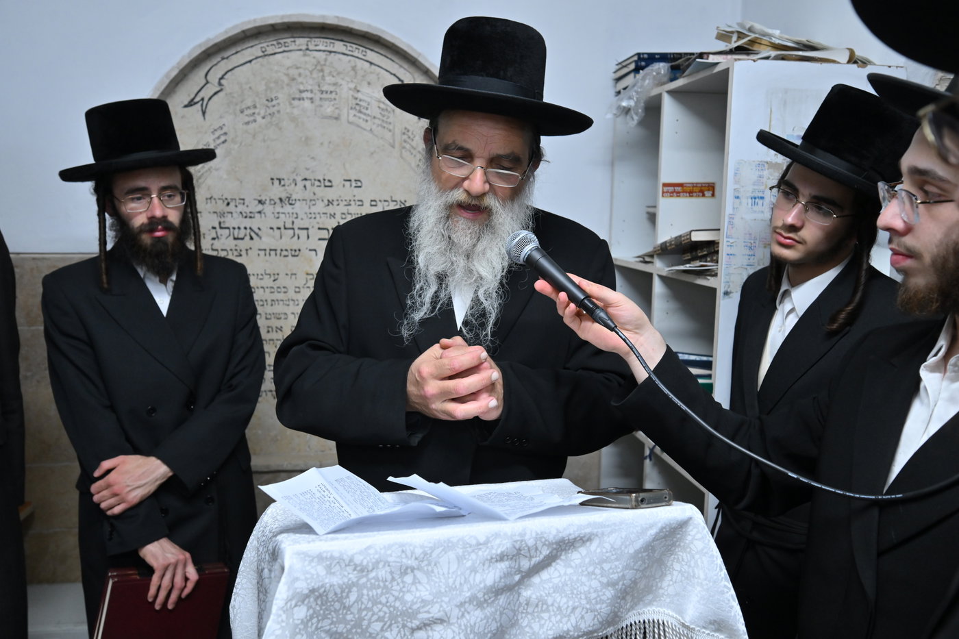 הילולת בעל ה'סולם' אצל האדמו"ר מאשלג בני היכלא