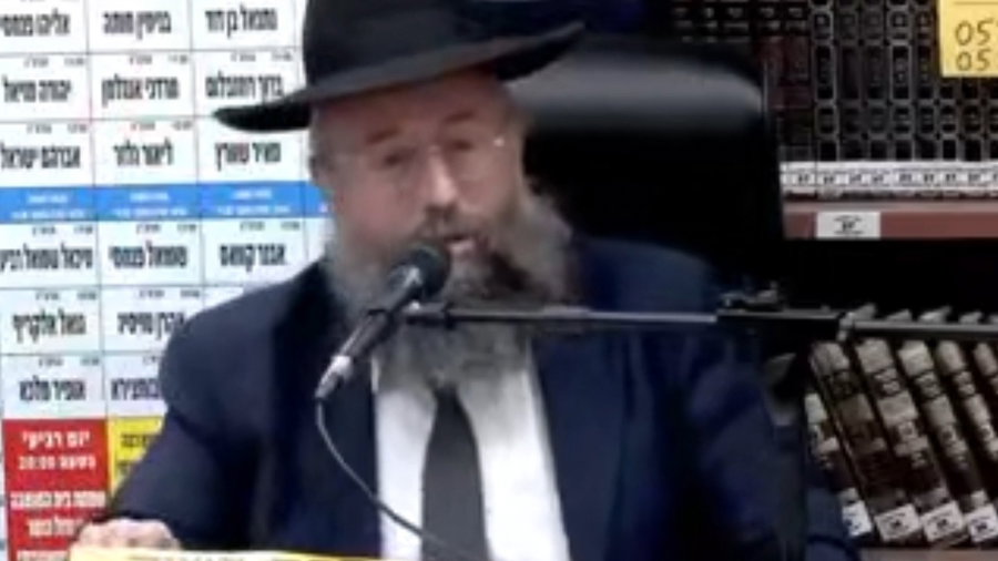 הפוסק הגאון רבי בנימין חותה בשיעור מקיף בהלכות סוכה וארבעת המינים