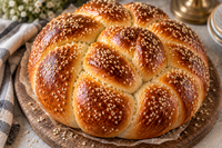 חלה עגולה: כך קולעים