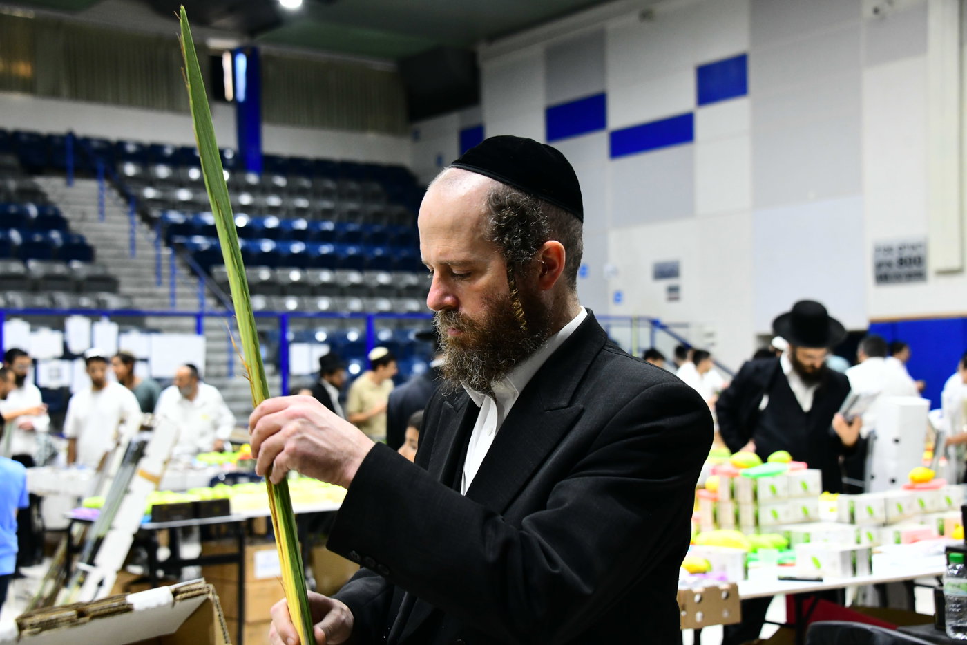 אווירת ערב חג הסוכות בבני ברק