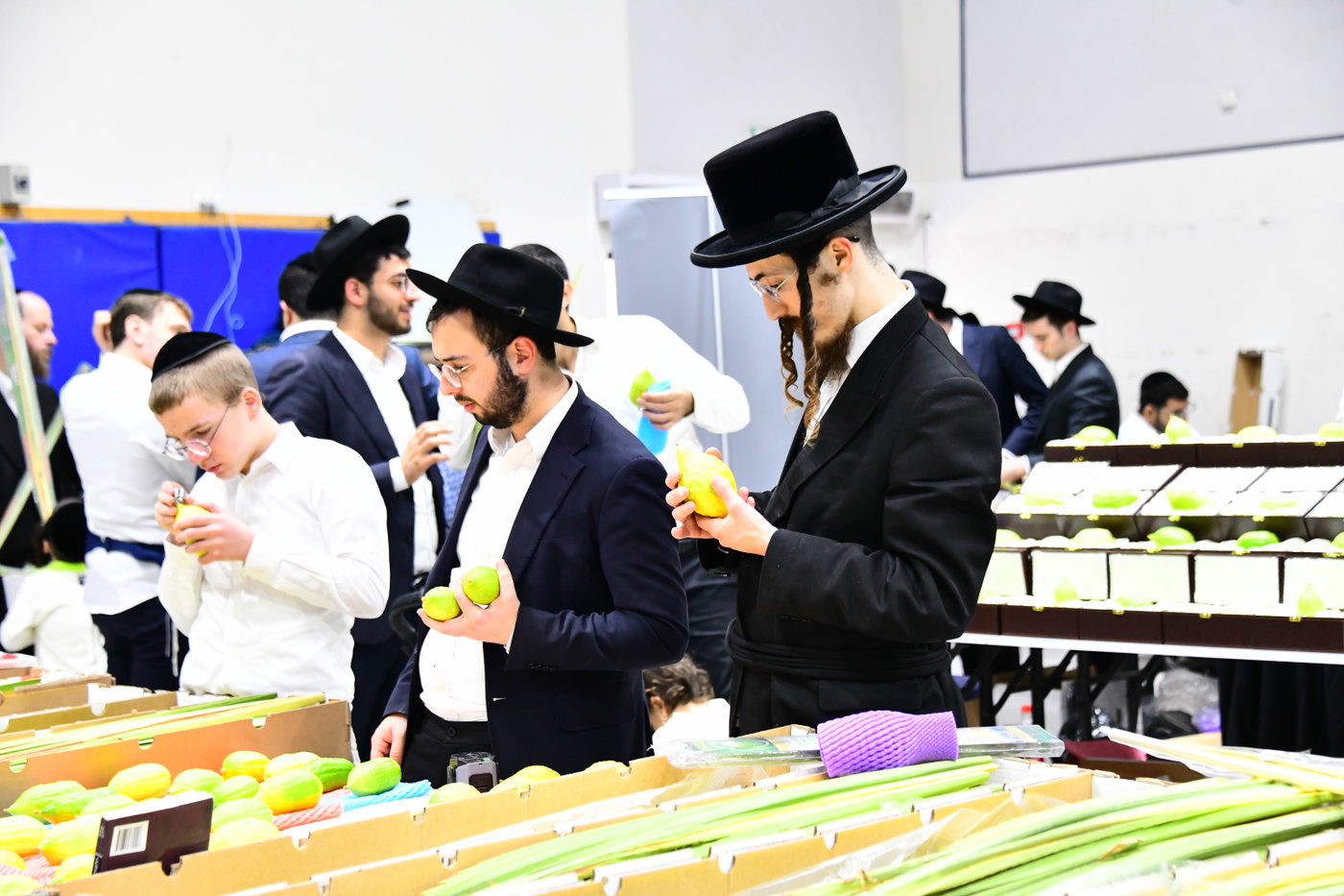 אווירת ערב חג הסוכות בבני ברק