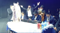 רבבות במעמד הסליחות האחרונות בראשות הגאון הינוקא