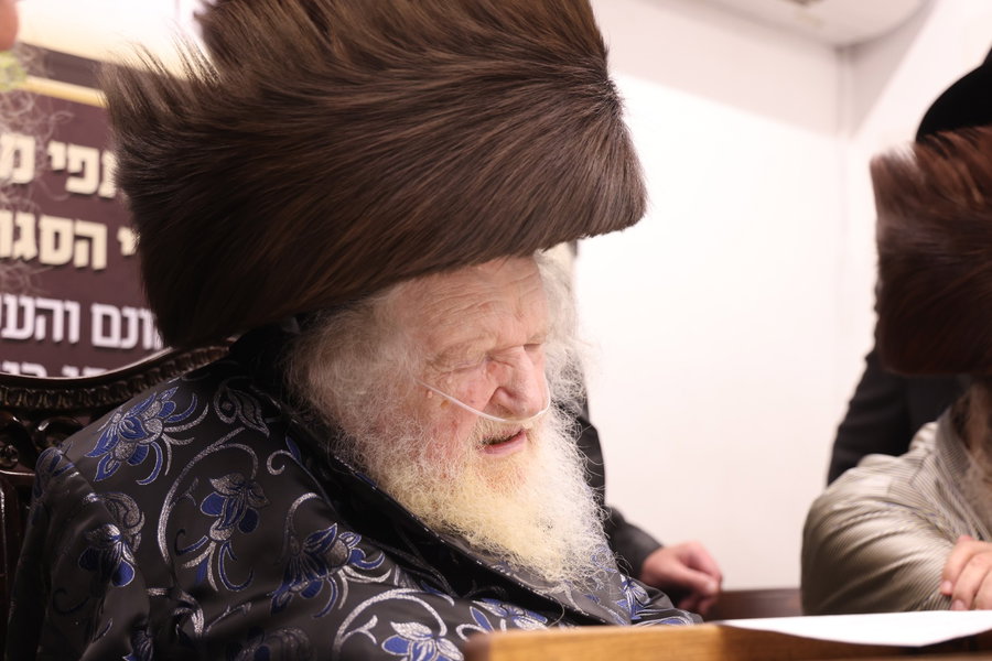 סף כניסה - חצי מיליון דולר: המעמד ההיסטורי במעונו של הגר"מ שטרנבוך