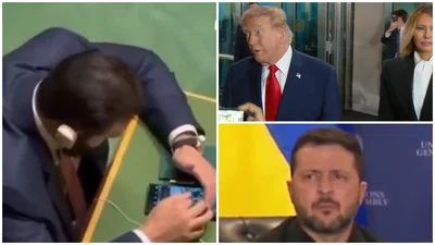 זלנסקי והפרצופים, אלג'ולאני והרילס: הרגעים הוויראליים מעצרת האו"ם