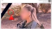 פרסם תמונה של חיילת צה"ל עם קליע מכוון לראשה; זה מה שקרה לו