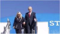 בלי הצהרות, ביקור בזק: כך התקבל נתניהו בנחיתה בניו יורק | צפו
