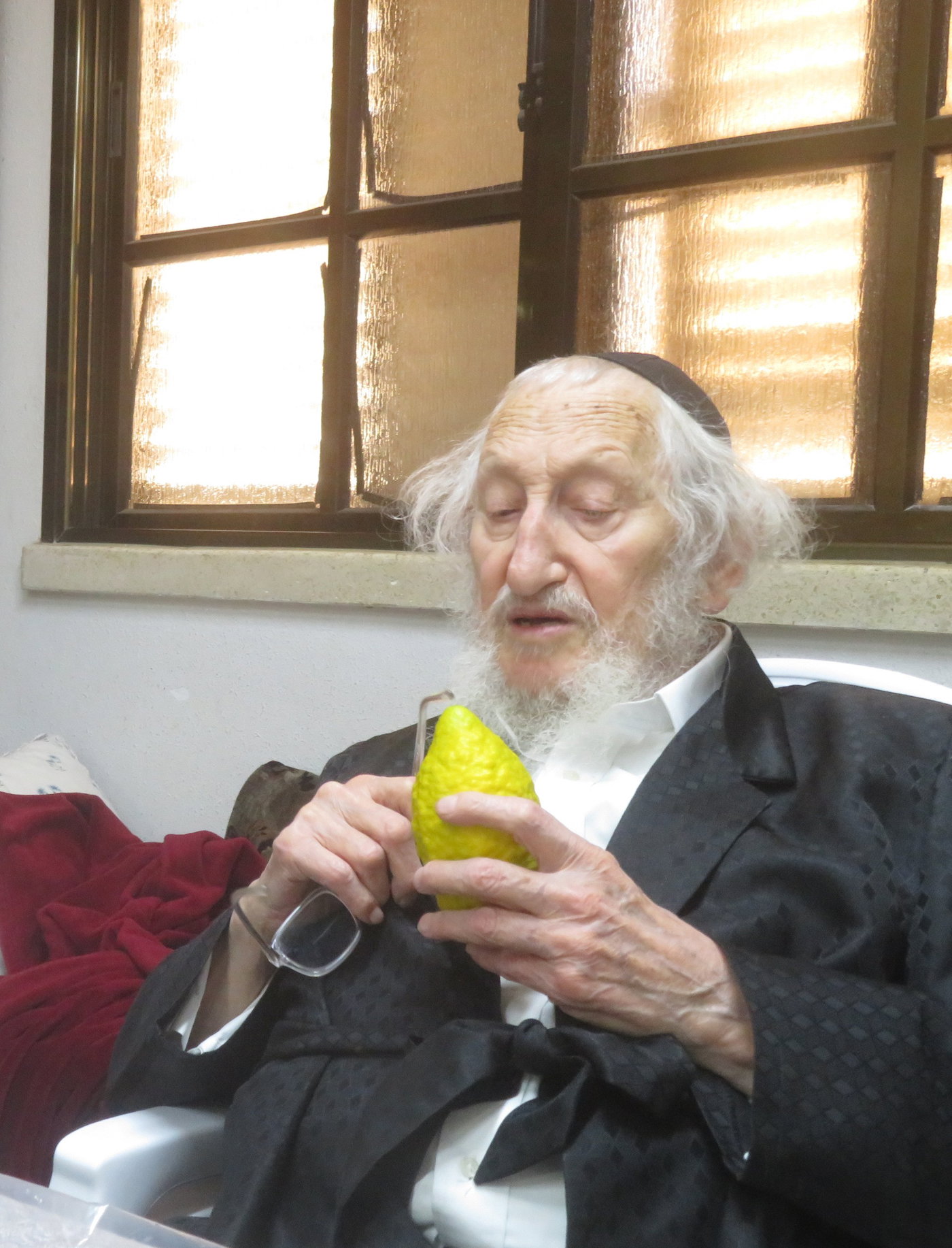 ערב סוכות אצל הגר"א לוי