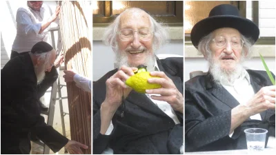 ערב סוכות אצל הגר"א לוי