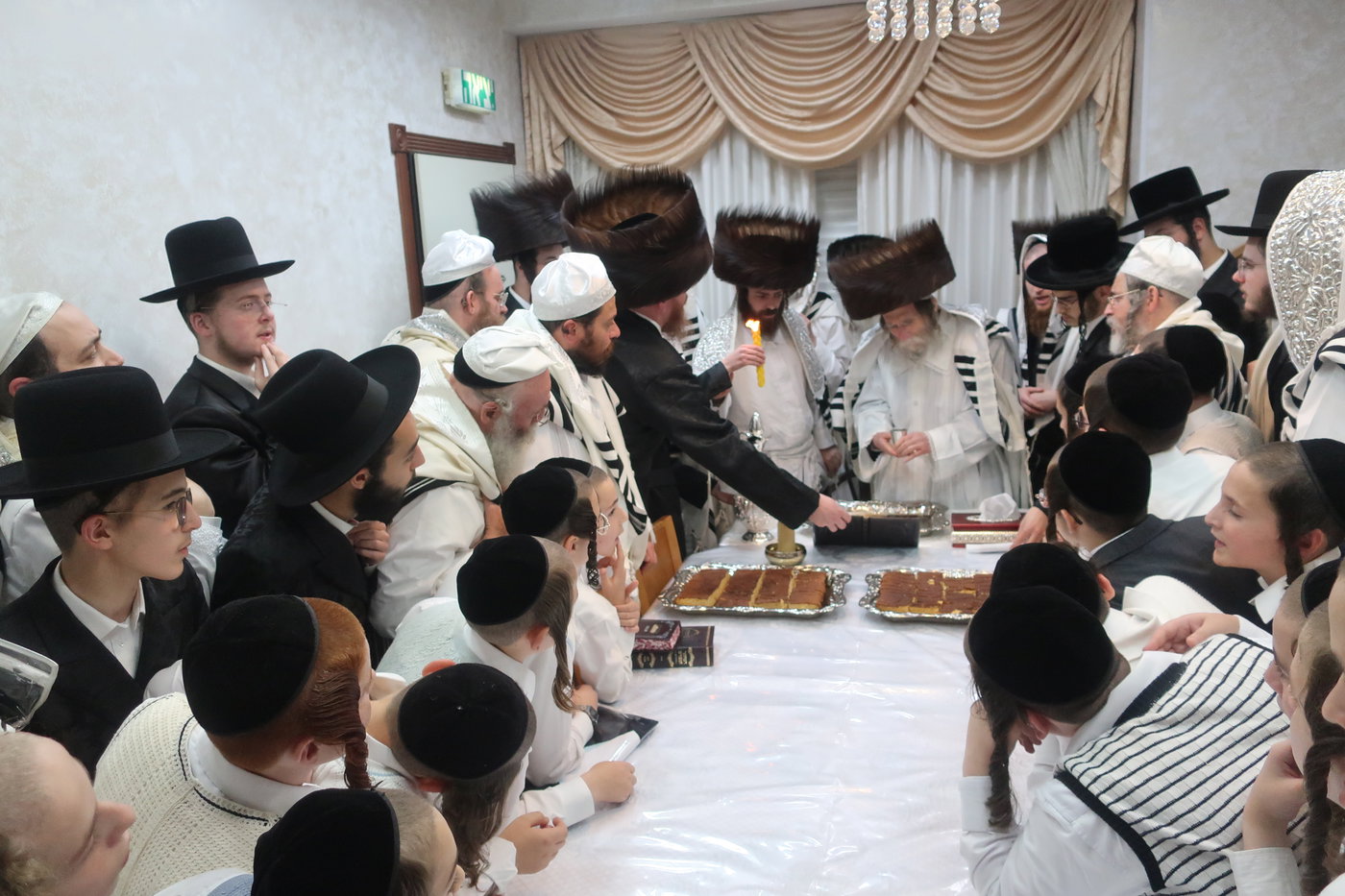 ערב ומוצאי יו"כ בחצה"ק ערלוי