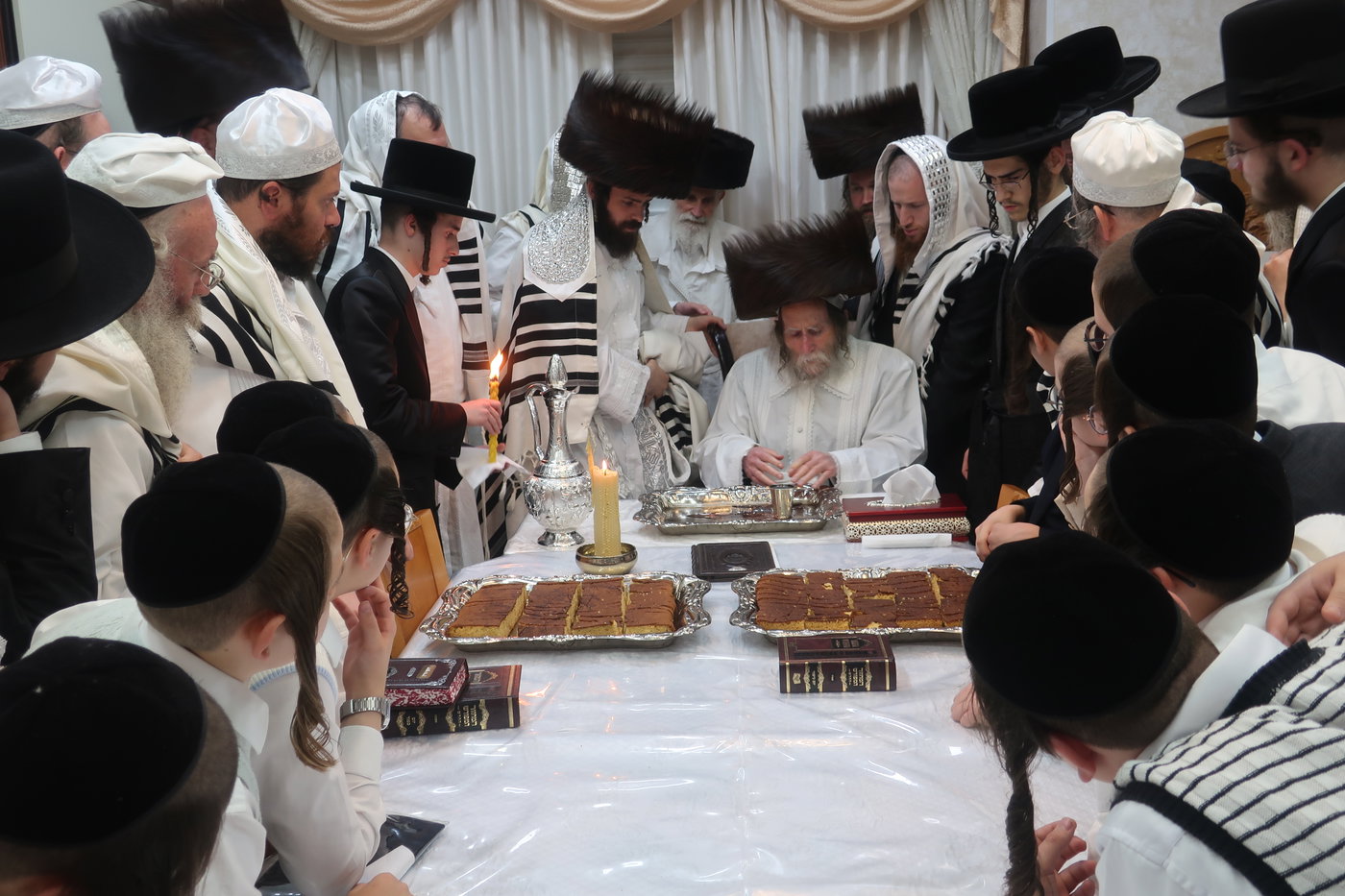 ערב ומוצאי יו"כ בחצה"ק ערלוי