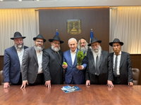 "אתה הולך לשם עם אבוקה גדולה": משלחת חב"ד נפגשה עם נתניהו לפני האו"ם