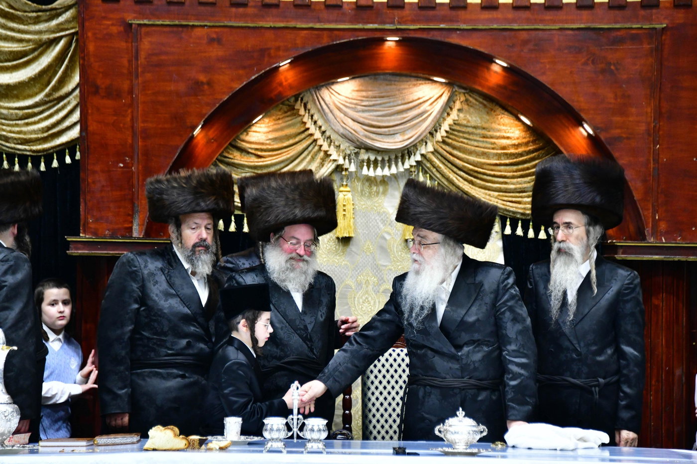 האדמו"ר מדארג בטיש חוה"מ סוכות