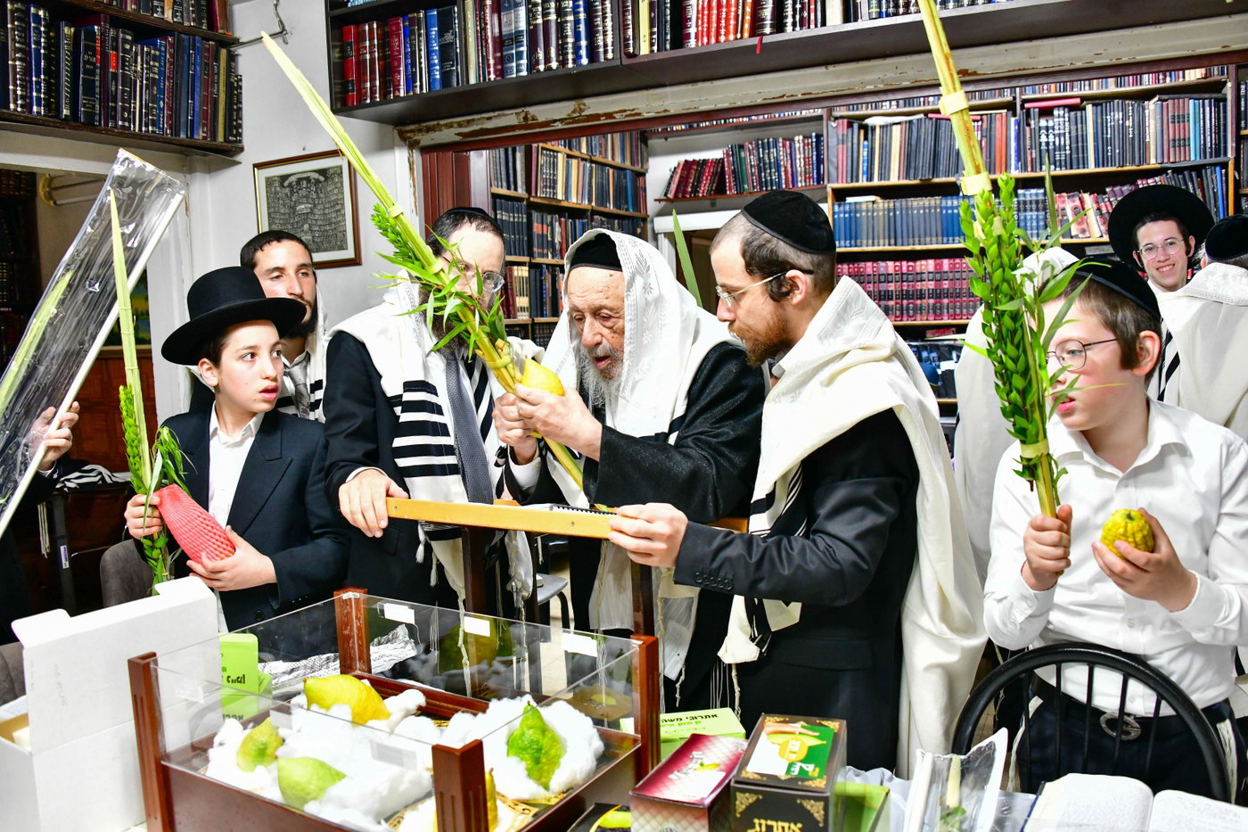 הגרב"ד פוברסקי והגרח"פ ברמן בנטילת לולב