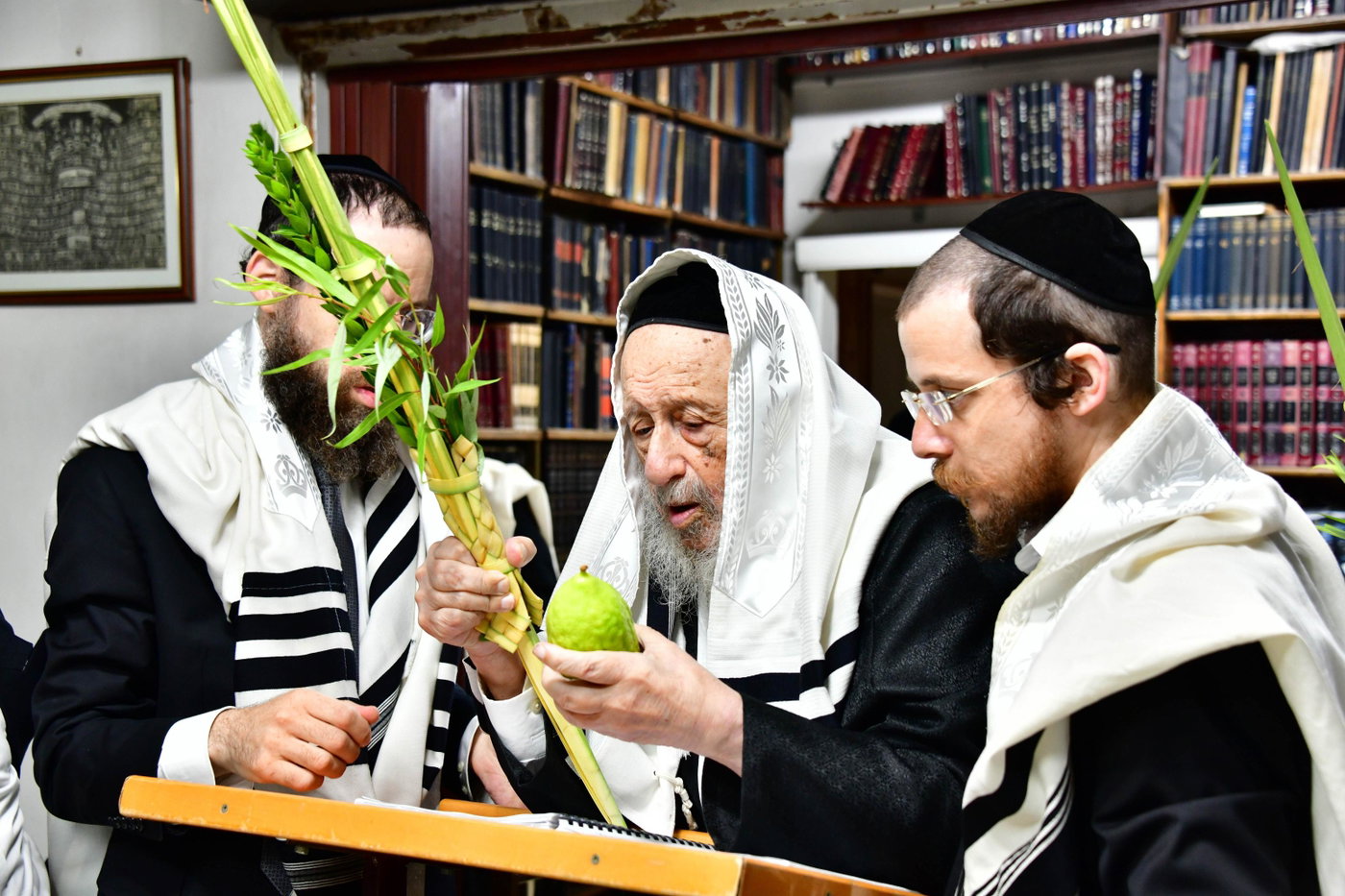 הגרב"ד פוברסקי והגרח"פ ברמן בנטילת לולב