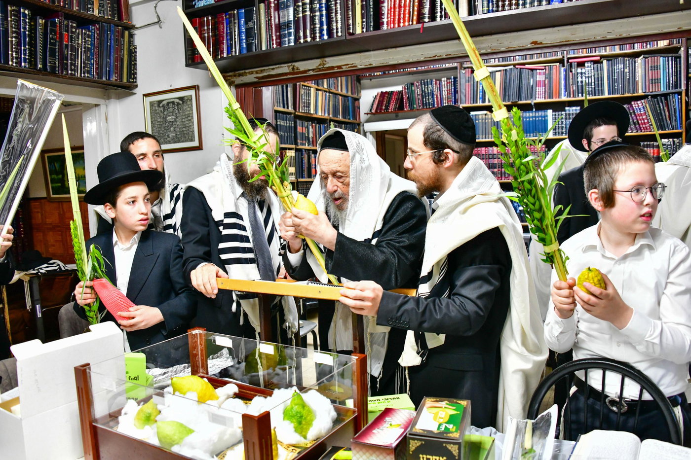 הגרב"ד פוברסקי והגרח"פ ברמן בנטילת לולב