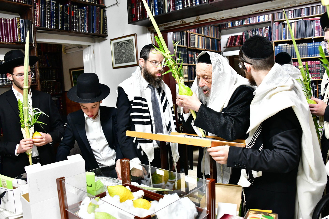 הגרב"ד פוברסקי והגרח"פ ברמן בנטילת לולב