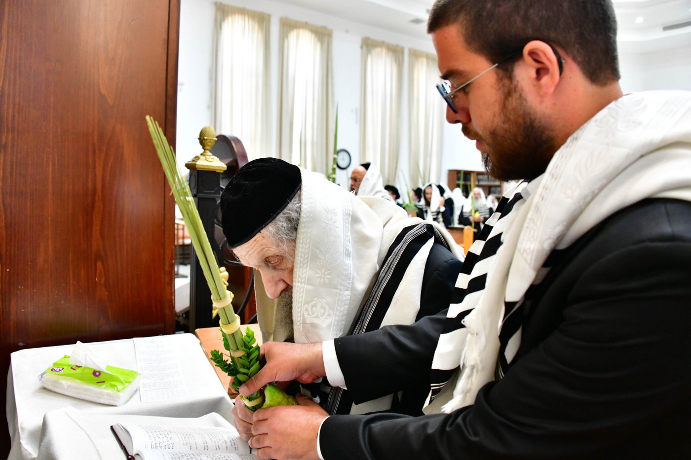 הגר"ד לנדו והגרמ"ה הירש בנטילת לולב