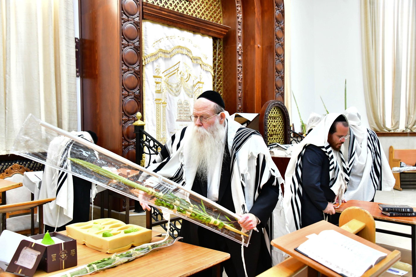 הגר"ד לנדו והגרמ"ה הירש בנטילת לולב