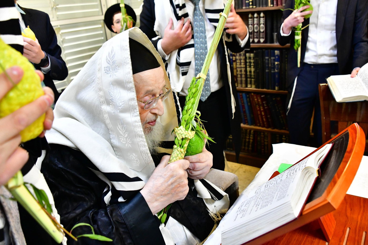 הגרמ"צ ברגמן בנטילת לולב