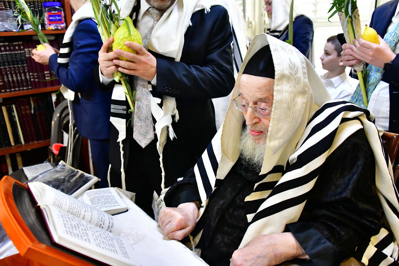 הגרמ"צ ברגמן בנטילת לולב