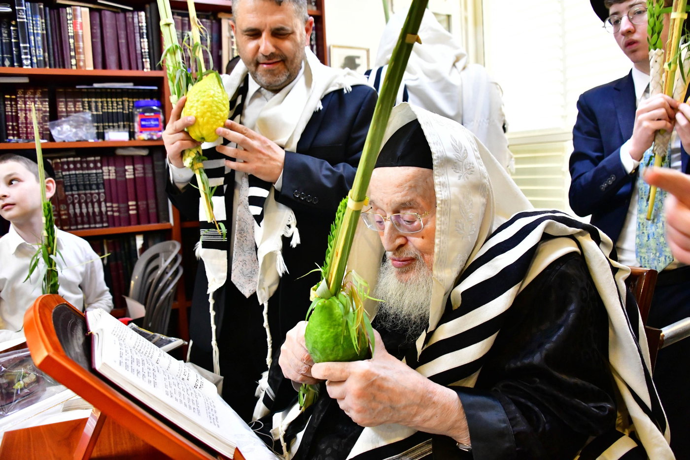 הגרמ"צ ברגמן בנטילת לולב