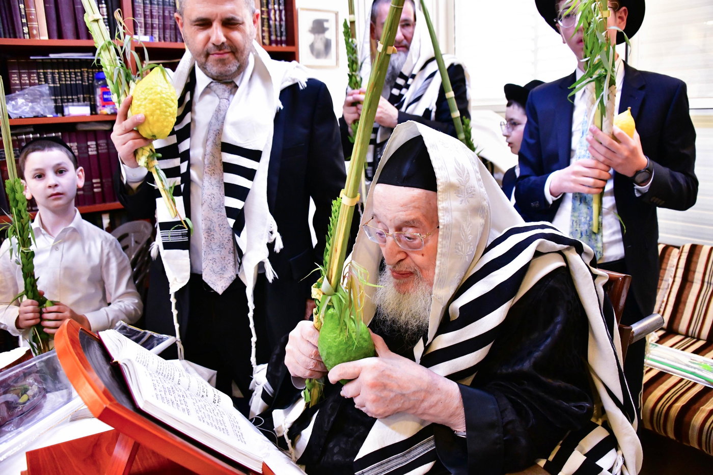 הגרמ"צ ברגמן בנטילת לולב
