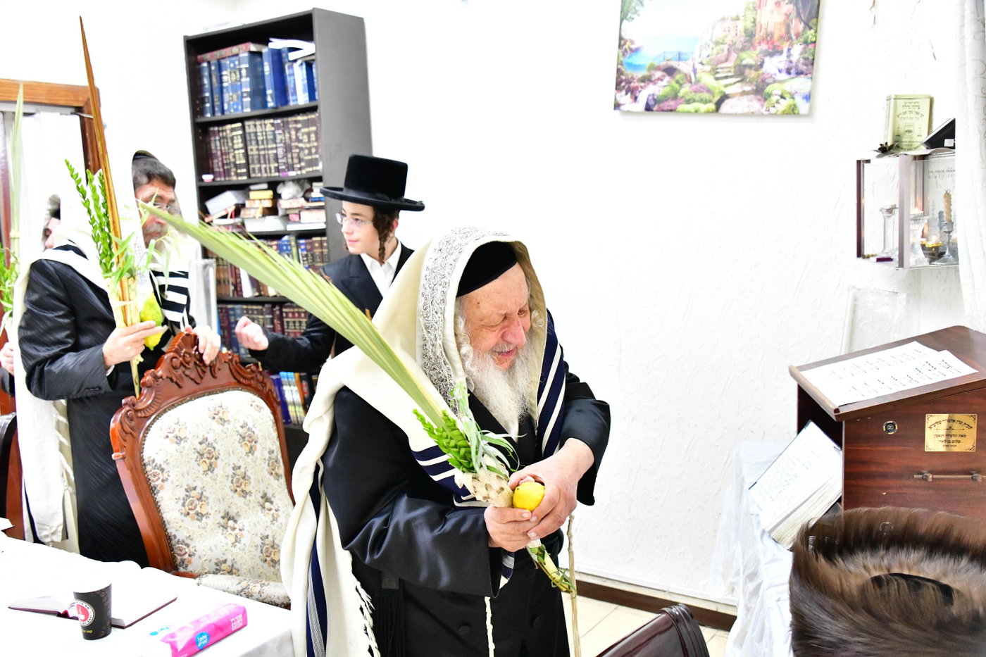 האדמו"ר מנאראל בעבודת הנענועים