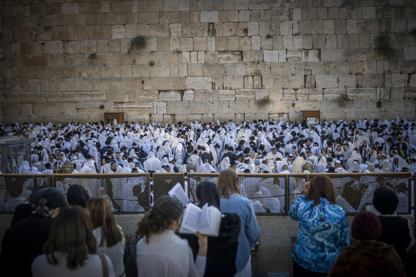 מעמד ברכת כהנים בכותל המערבי