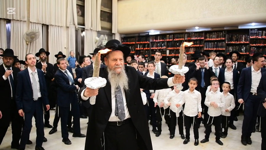 הגרמ"ש אדלשטיין בשמחת בית השואבה