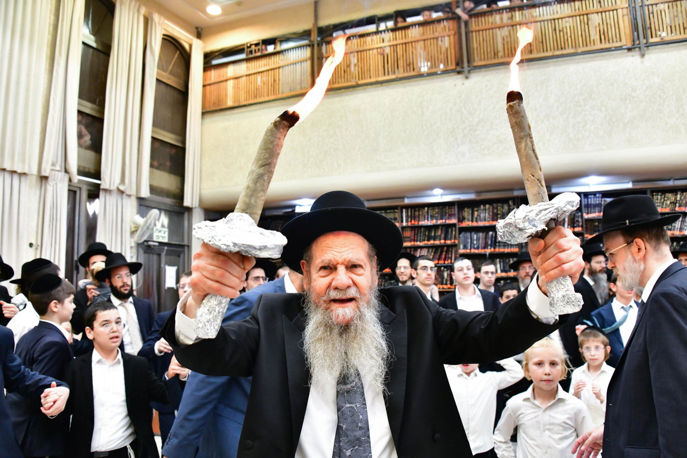 הגרמ"ש אדלשטיין בשמחת בית השואבה