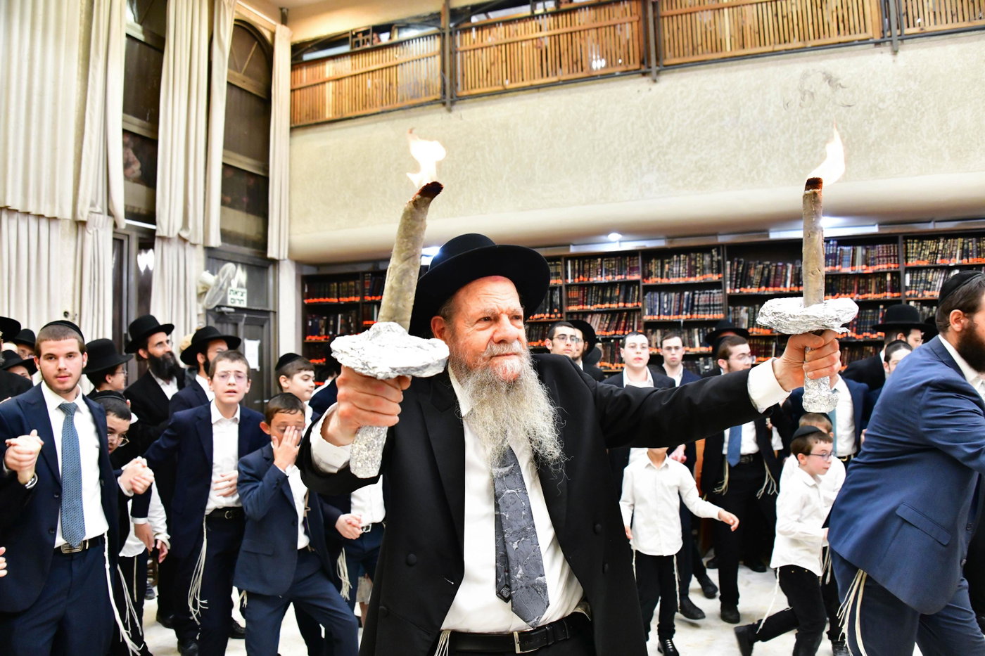 הגרמ"ש אדלשטיין בשמחת בית השואבה