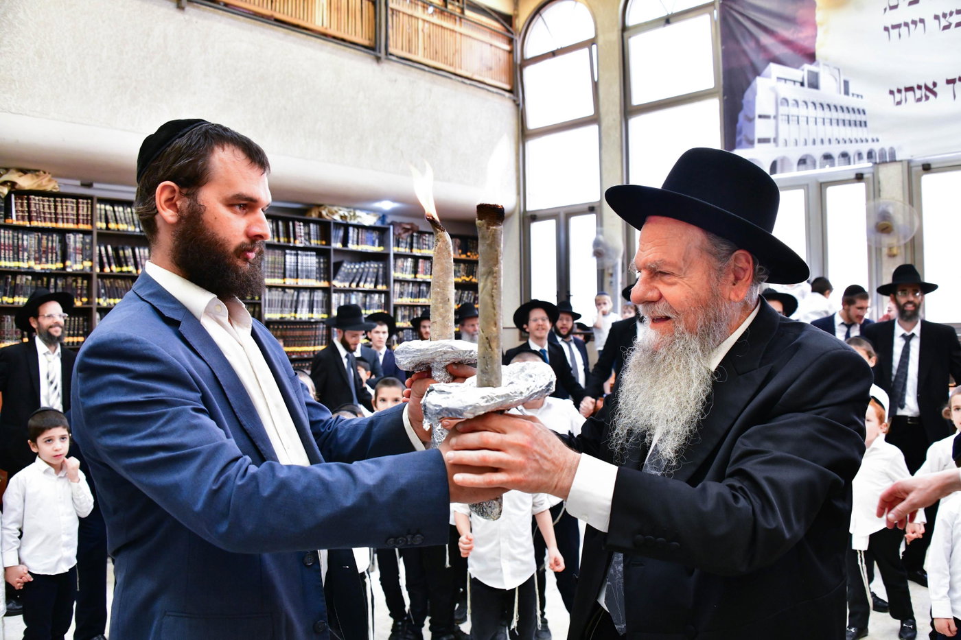 הגרמ"ש אדלשטיין בשמחת בית השואבה