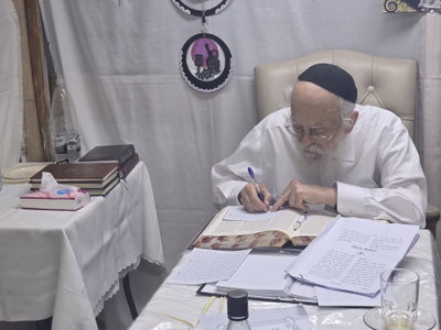 חוה"מ סוכות אצל הגרב"ד אלישיב