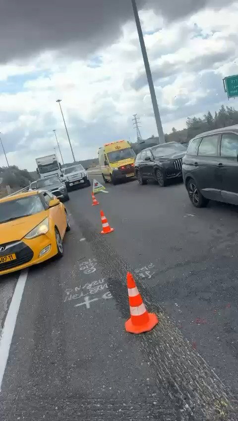 תאונת ענק בכביש 6: 18 נפצעו בהתנגשות של מספר רב של כלי רכב