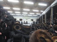 האדמו"ר מרחמסטריווקא בטיש חוה"מ סוכות