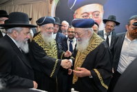תיעוד מיוחד: המונים במעמד הקבלת פני רבו אצל הראש"ל הגרש"מ עמאר