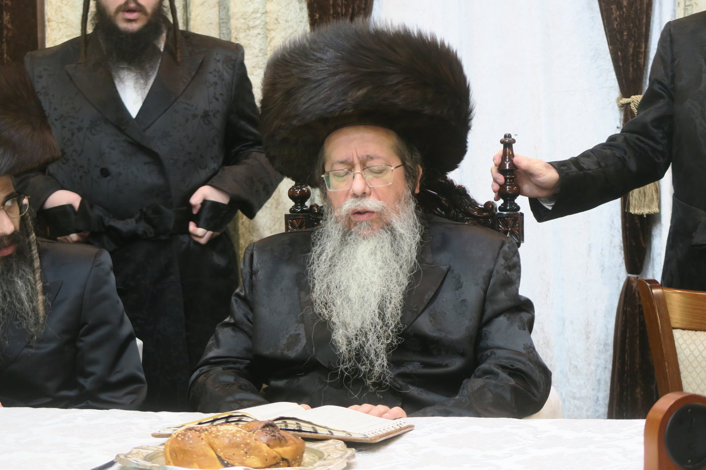 האדמו"ר משבט הלוי בטיש חוה"מ סוכות