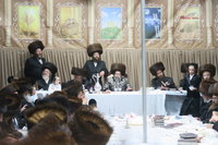 האדמו"ר מסקולען ירושלים בטיש חוה"מ סוכות