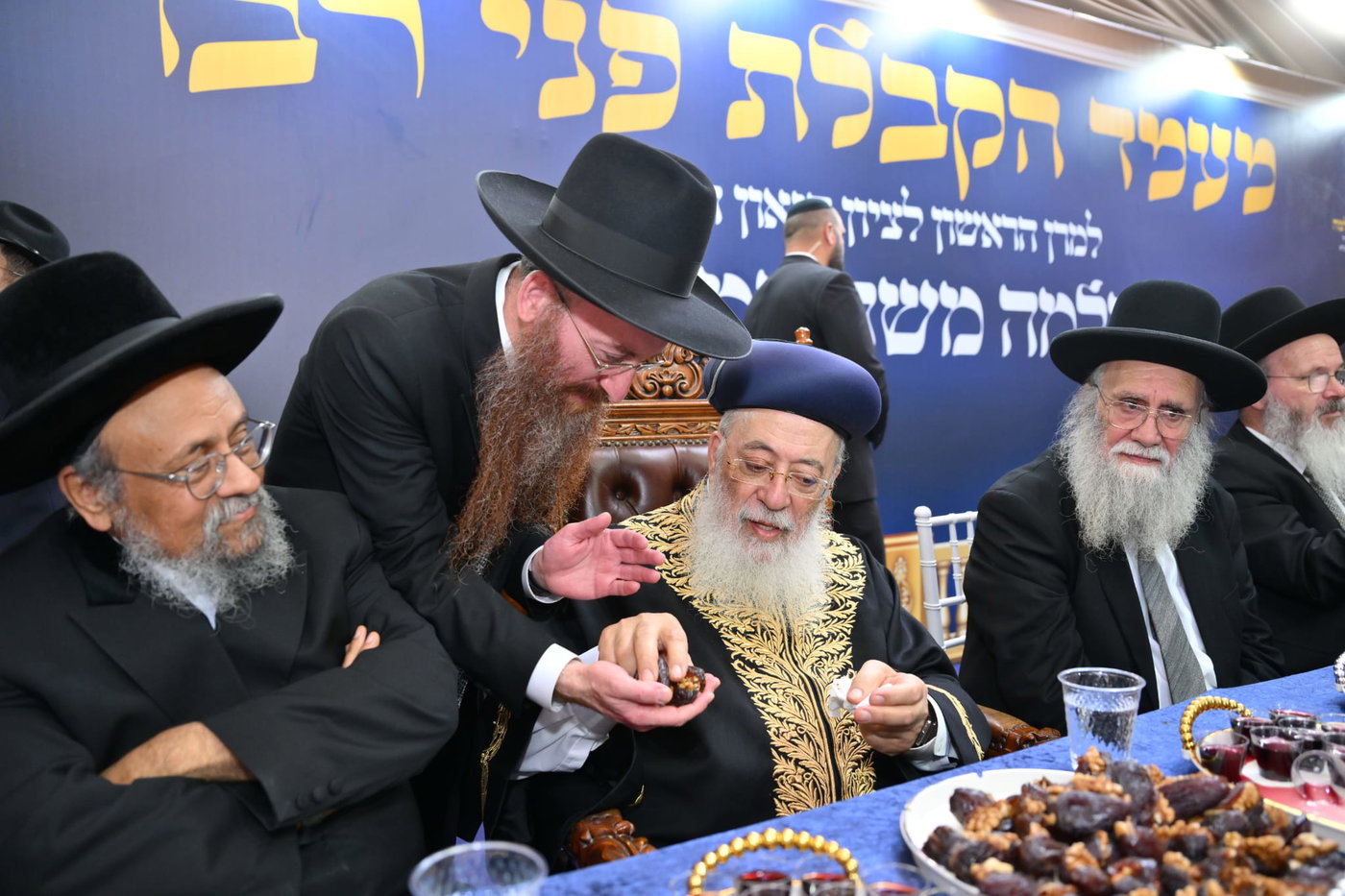 הקבלת פני רבן אצל הראש"ל הגר"ש עמאר 