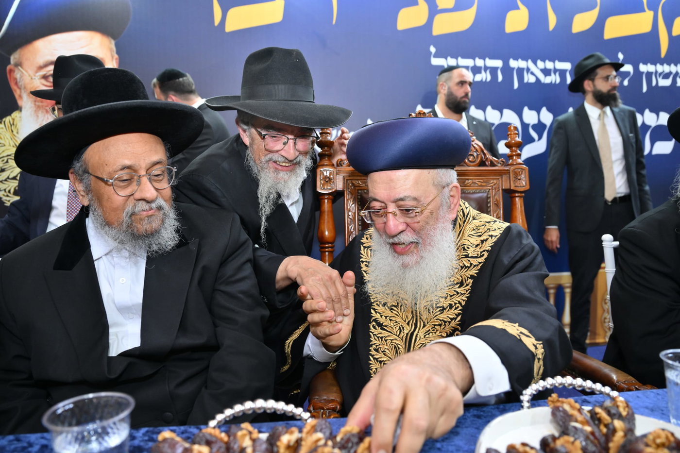 הקבלת פני רבן אצל הראש"ל הגר"ש עמאר 