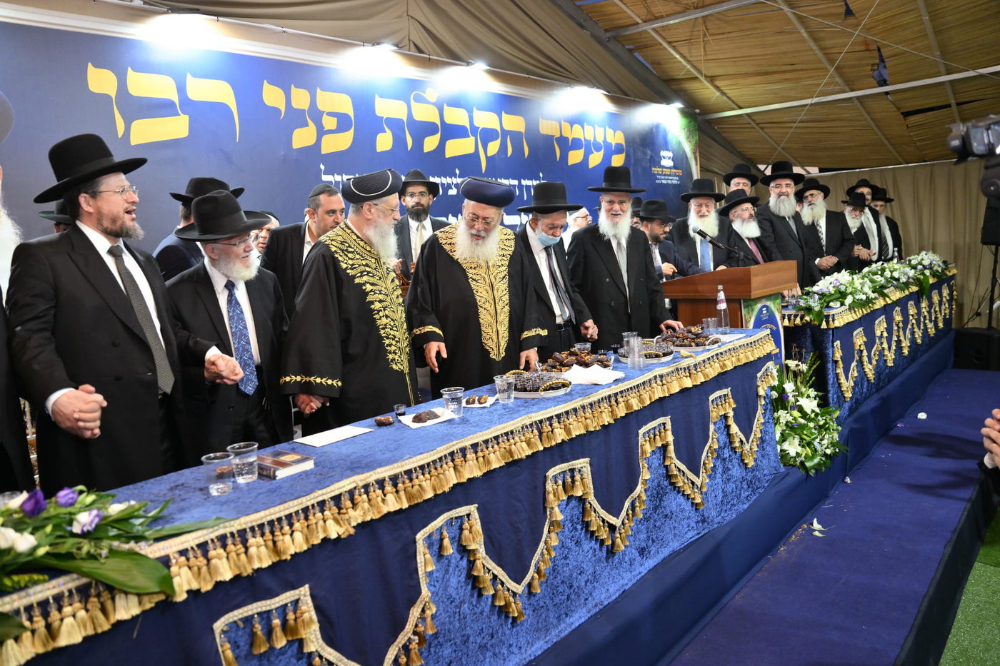 הקבלת פני רבן אצל הראש"ל הגר"ש עמאר 