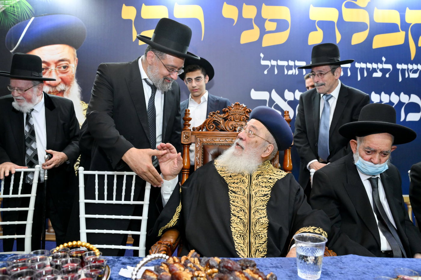 הקבלת פני רבן אצל הראש"ל הגר"ש עמאר 