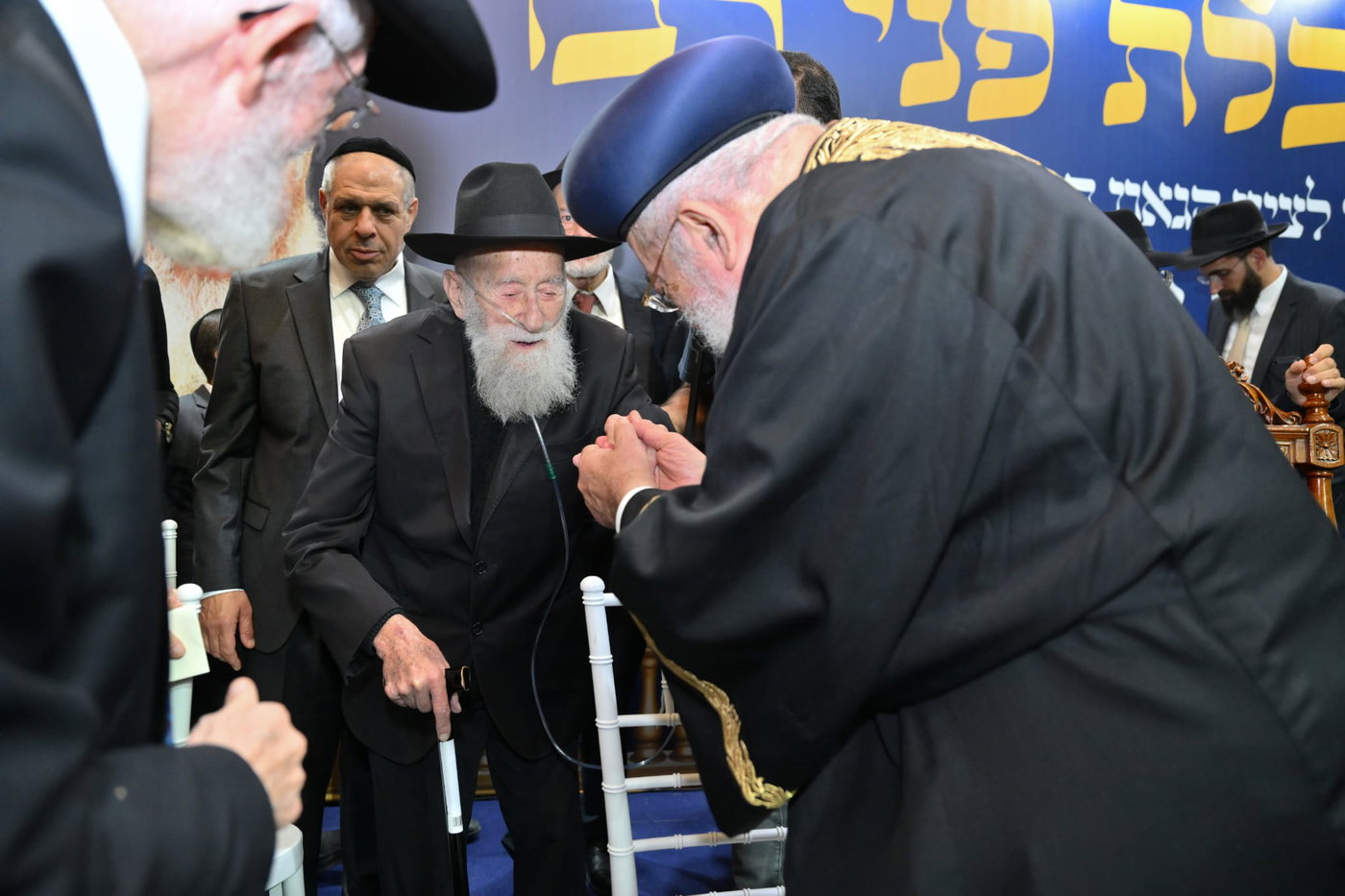הקבלת פני רבן אצל הראש"ל הגר"ש עמאר 