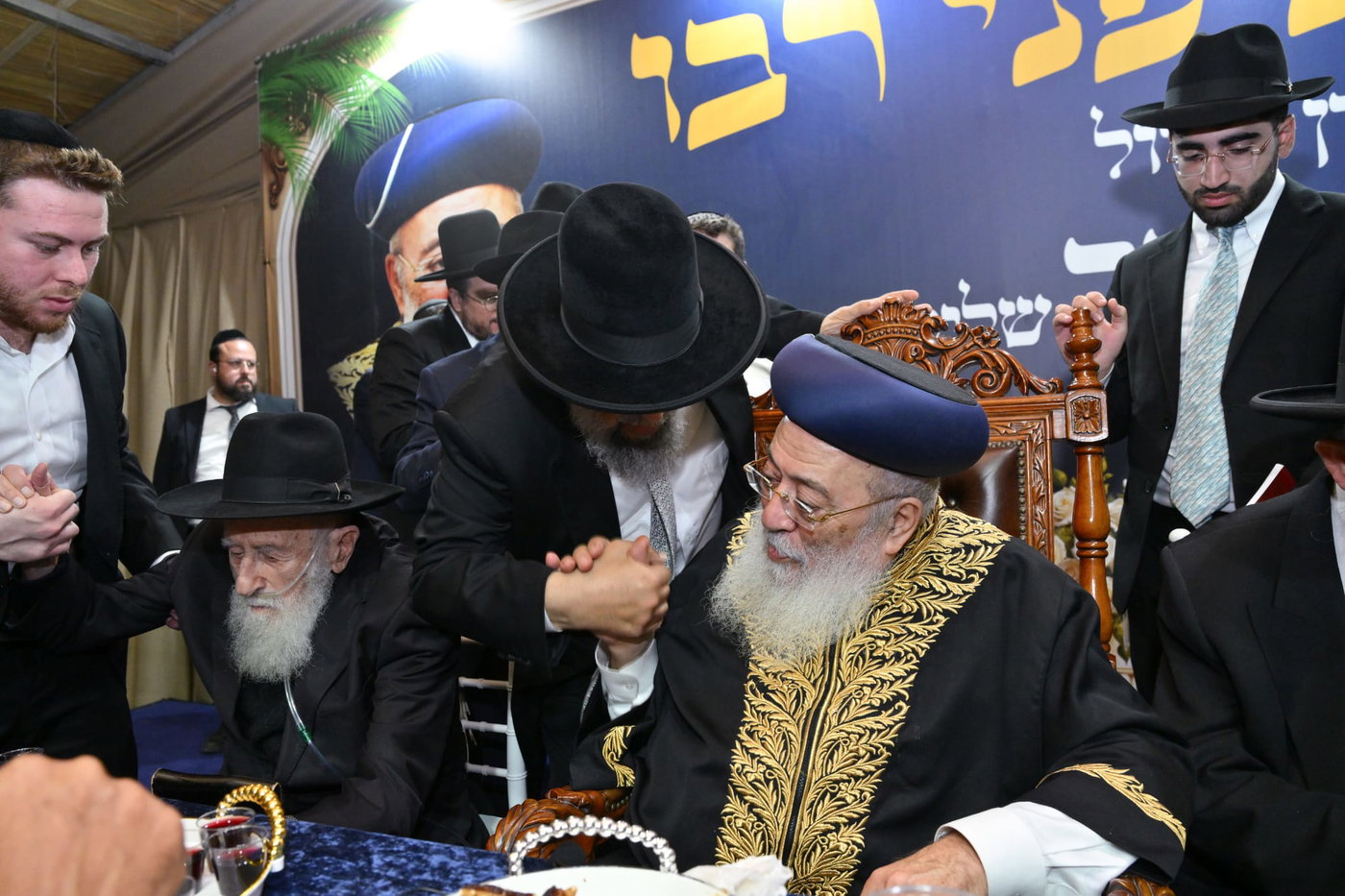 הקבלת פני רבן אצל הראש"ל הגר"ש עמאר 